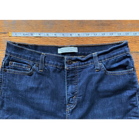 LEVI’S Perfectly Slimming Boot Cut 512 Crop Jeans sz 12 S/C - Picture 8 of 12